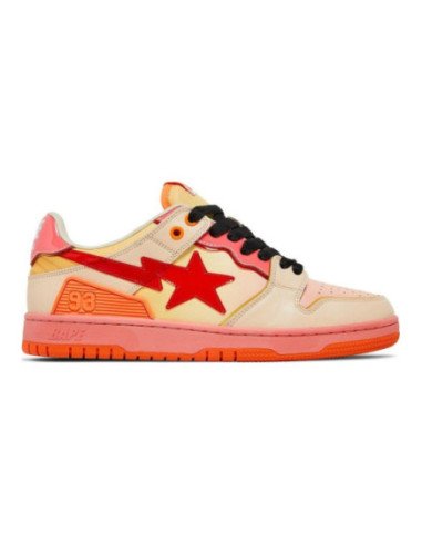 Sk8 Sta M1 Orange,Bapesta Shoes,BAPESTA