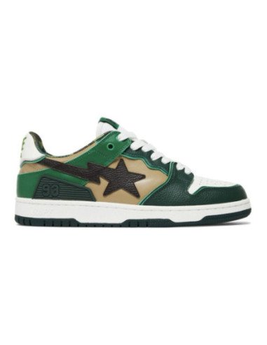 Sk8 Sta 2 ABC Camo Green,Bapesta Shoes,BAPESTA