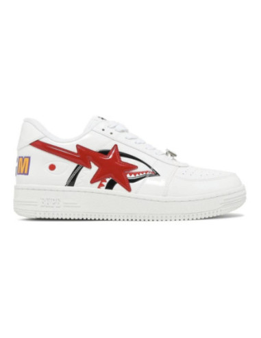 Bapesta Low M2 Shark Face White,Bapesta Shoes,BAPESTA