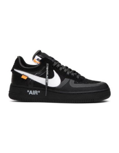 OffWhite x Air Force 1 Low Black,Air Force 1,NIKE SHOES