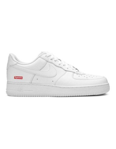 Supreme x Air Force 1 Low Box Logo White,Air Force 1,NIKE SHOES