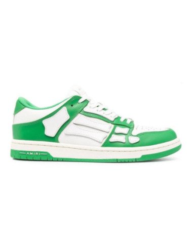 Amiri Skel Top Low Green White,Amiri Skel Top,AMIRI SNEAKER