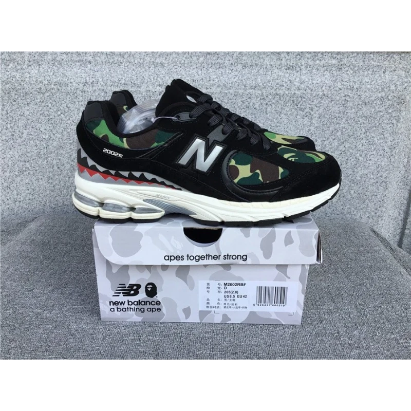 A bathing ape x NB New Balance ML2002 ML2002RBF 36-45,NB 2002,NEW BALANCE