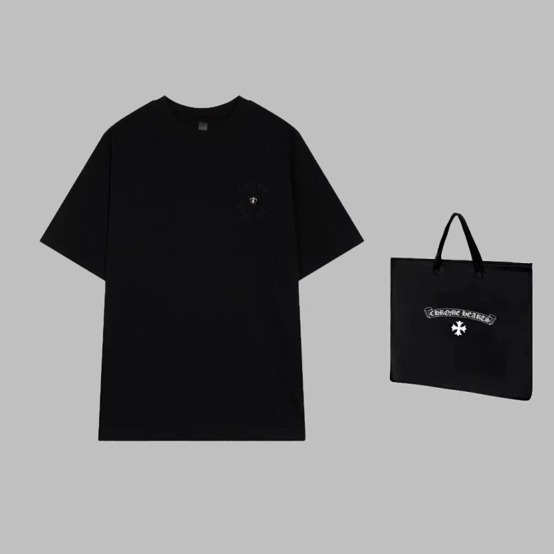 Chrome Hearts 2024 Spring/Summer Latest Basic Short-Sleeve T-Shirt