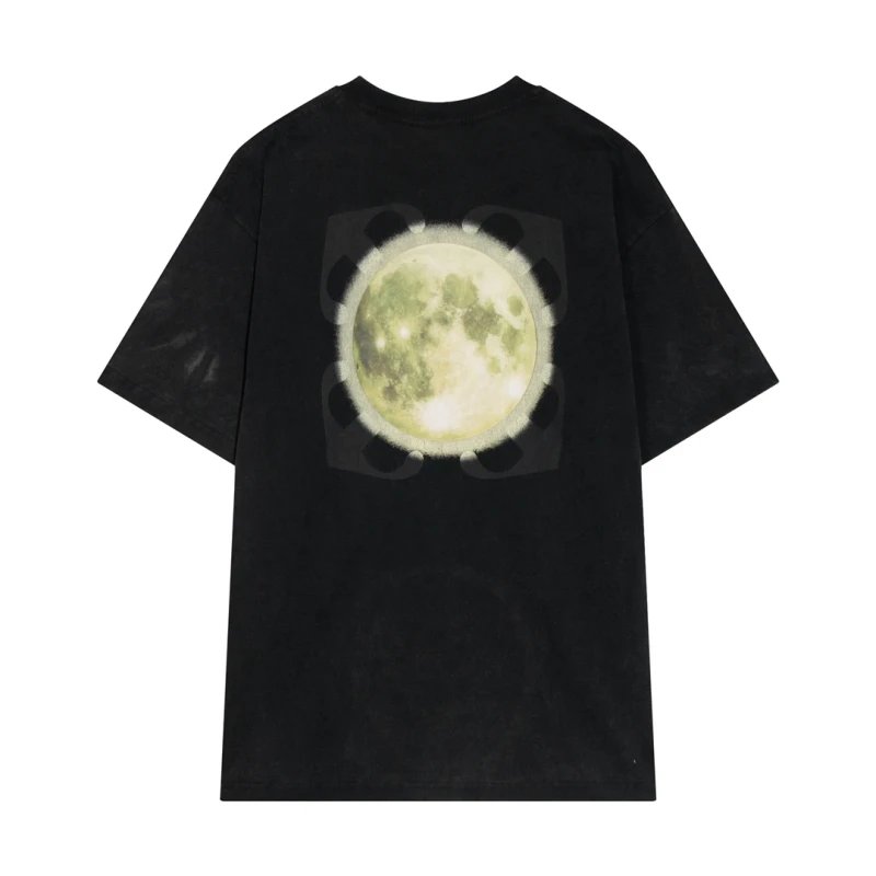 High-end Version Off-White 2024 Early Spring New Super Moon Arrow Short Sleeve T-Shirt Synchronized with Official Website