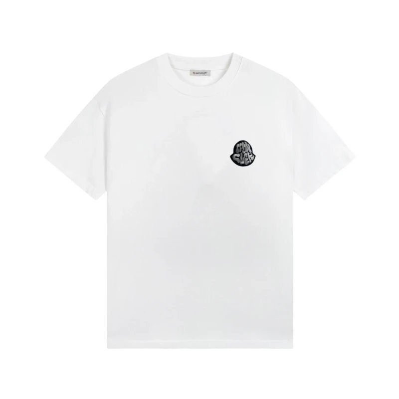 Moncler Seasonal New Towel Embroidered Short Sleeve T-Shirt