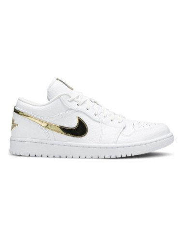 Wmns Air Jordan 1 Retro Low White Metallic Gold,Air Jordan 1 Low,AIR JORDAN