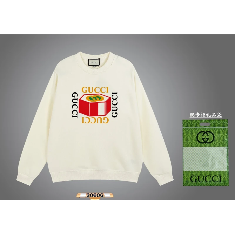 Gucci 2024 Early Spring New Cool Cartoon Pattern Crewneck Sweatshirt,GUCCI,SWEATSHIRT,APPAREL