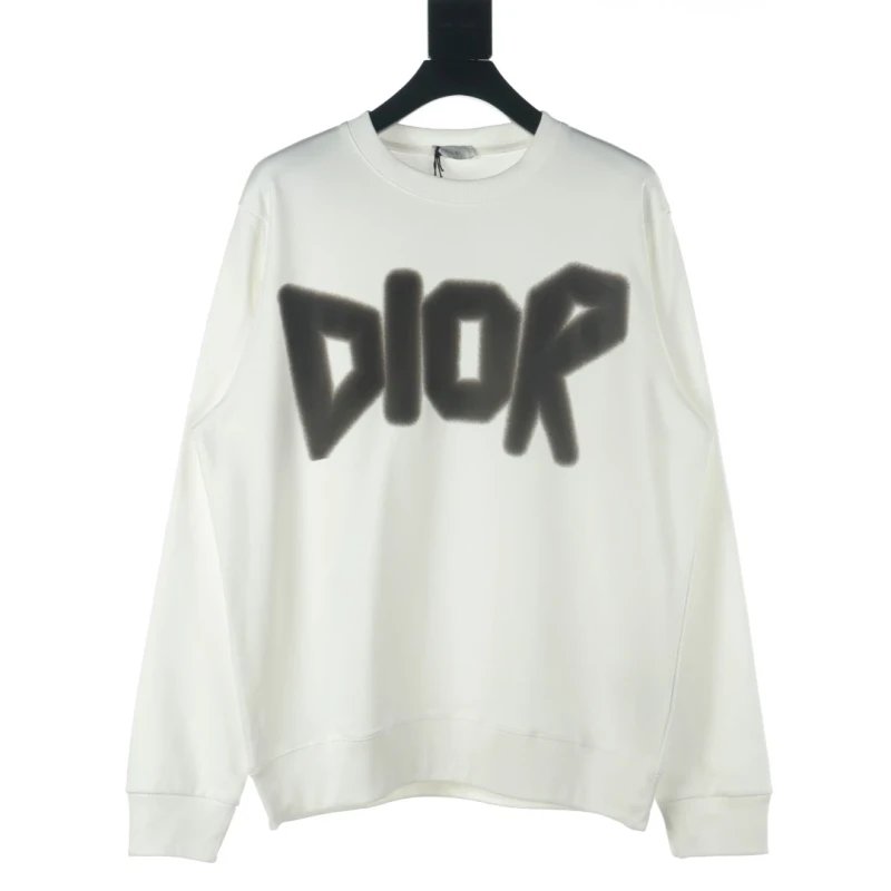 Dior CD Rhombus Embroidered Crewneck Sweatshirt,DIOR,SWEATSHIRT,APPAREL