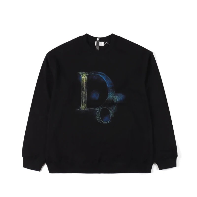 Dior Colorful Letter Printed Crewneck Sweatshirt,DIOR,SWEATSHIRT,APPAREL