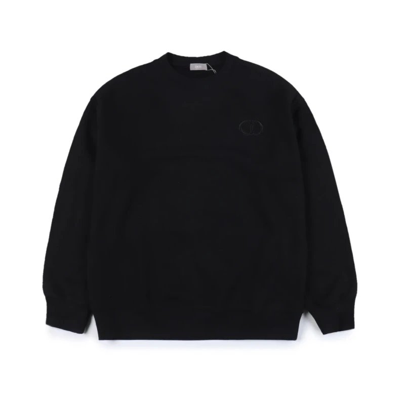 Dior Classic Logo Embroidered Crewneck Sweatshirt,DIOR,SWEATSHIRT,APPAREL