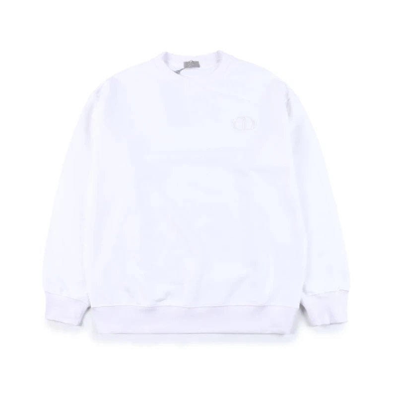 Dior Classic Logo Embroidered Crewneck Sweatshirt,DIOR,SWEATSHIRT,APPAREL