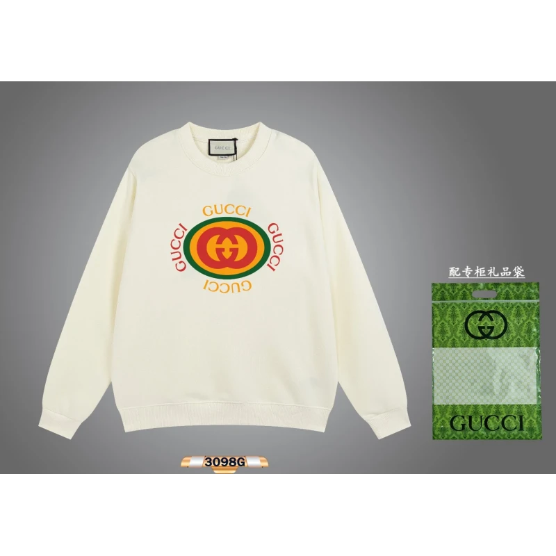 Gucci 2024 Early Spring New Cool Cartoon Pattern Round Neck Sweatshirt,GUCCI,SWEATSHIRT,APPAREL