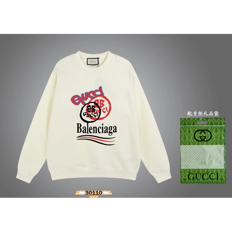 Gucci 2024 Early Spring New Cool Cartoon Pattern Round Neck Sweatshirt,GUCCI,SWEATSHIRT,APPAREL