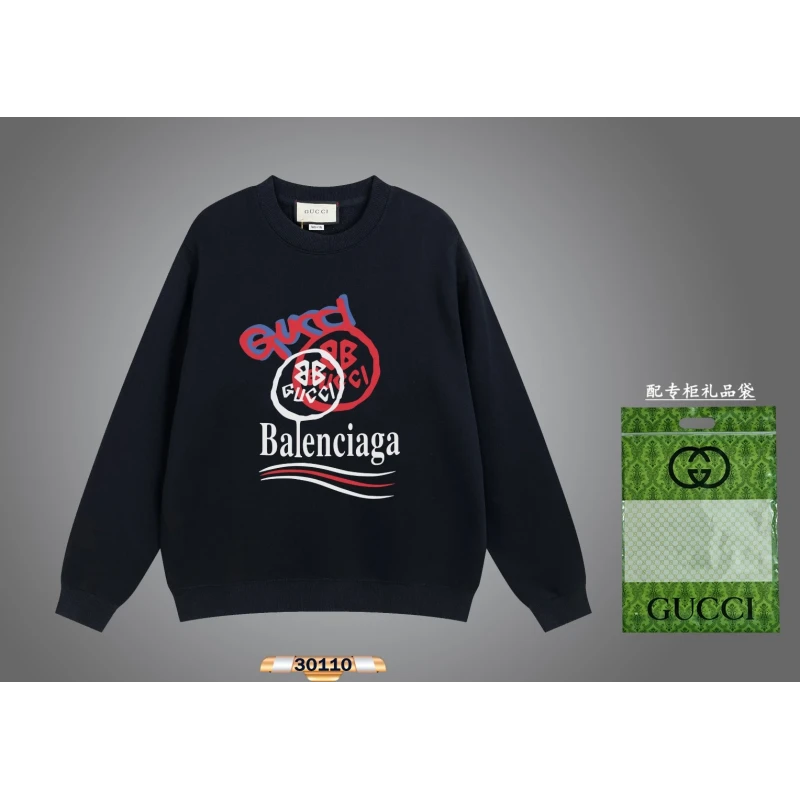 Gucci 2024 Early Spring New Cool Cartoon Pattern Round Neck Sweatshirt,GUCCI,SWEATSHIRT,APPAREL