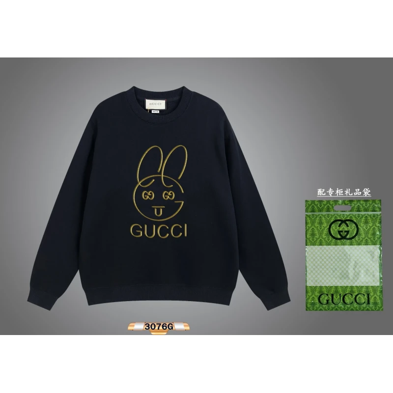 Gucci 2024 Early Spring New Cool Cartoon Pattern Round Neck Sweatshirt,GUCCI,SWEATSHIRT,APPAREL