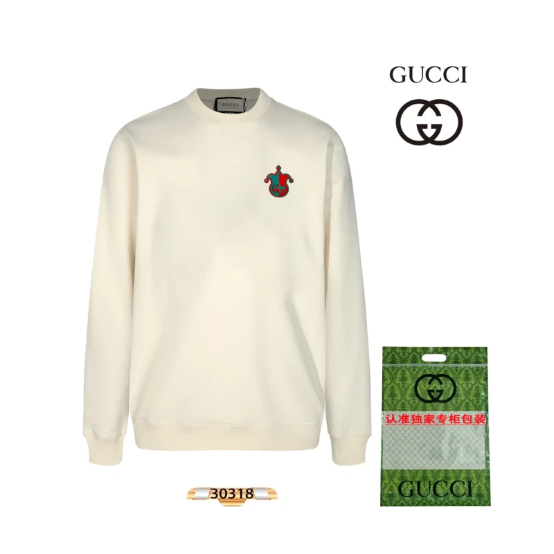 Gucci 2024 Couple Round Neck Sweatshirt,GUCCI,SWEATSHIRT,APPAREL