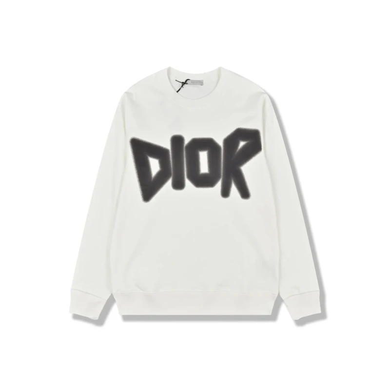 Dior Gradient Vintage Floral Printed Crewneck Sweatshirt,DIOR,SWEATSHIRT,APPAREL