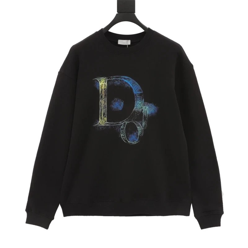 Dior Colorful Letter Printed Crewneck Sweatshirt,DIOR,SWEATSHIRT,APPAREL