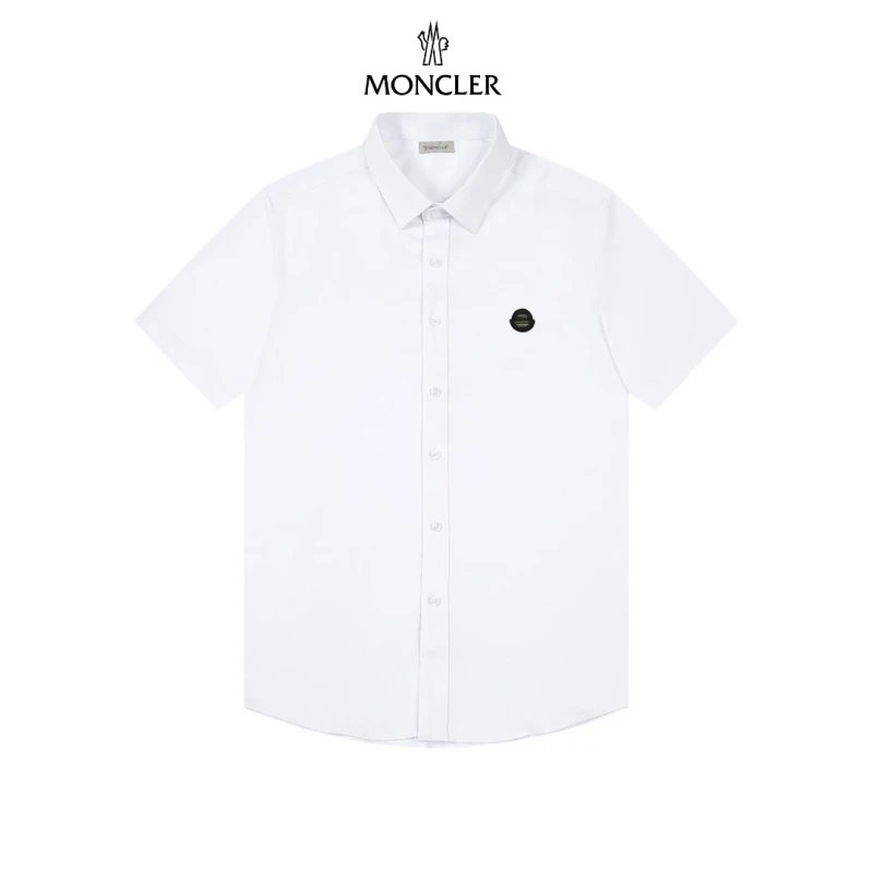 Moncler Exquisite Logo Design High-Quality Short Sleeve Shirt,MONCLER,SHIRT,APPAREL