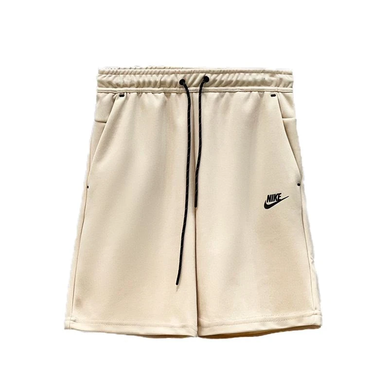 Nike Tech Fleece New Mens Sports Shorts Beige