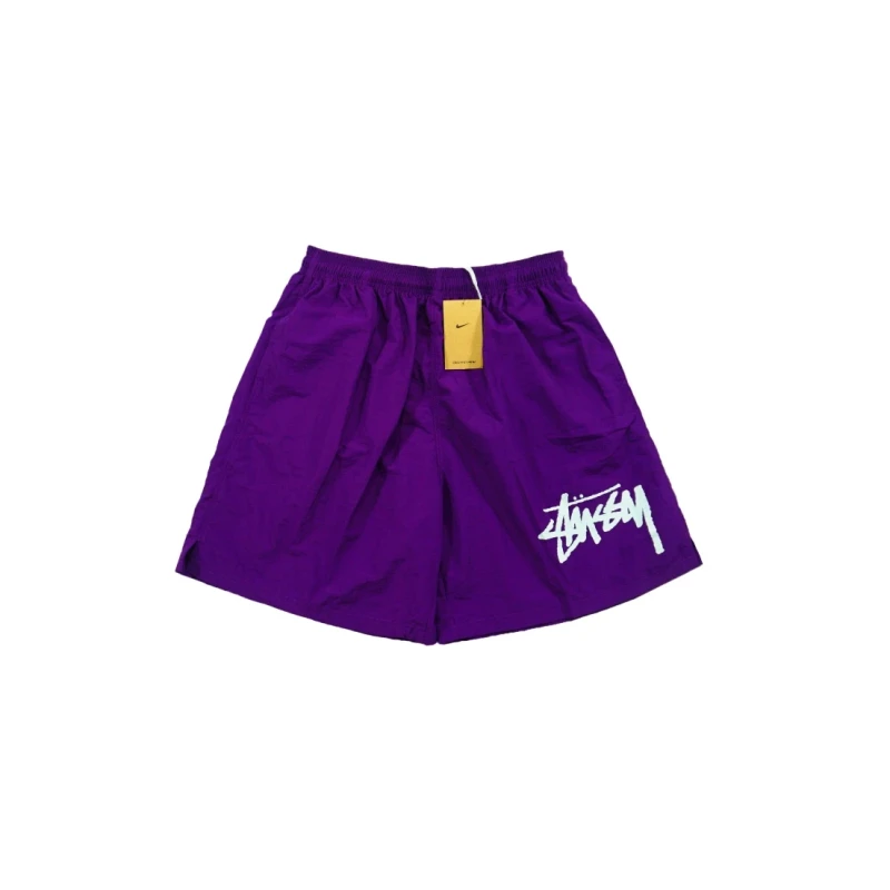 Nike AIRStussy Collaboration Limited Edition Nylon 5-Inch Below-the-Knee Trendy Shorts