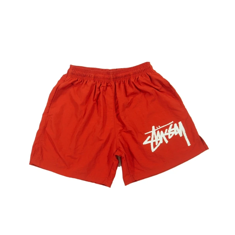 Nike AIRStussy Collaboration Limited Edition Nylon 5-Inch Below-the-Knee Trendy Shorts