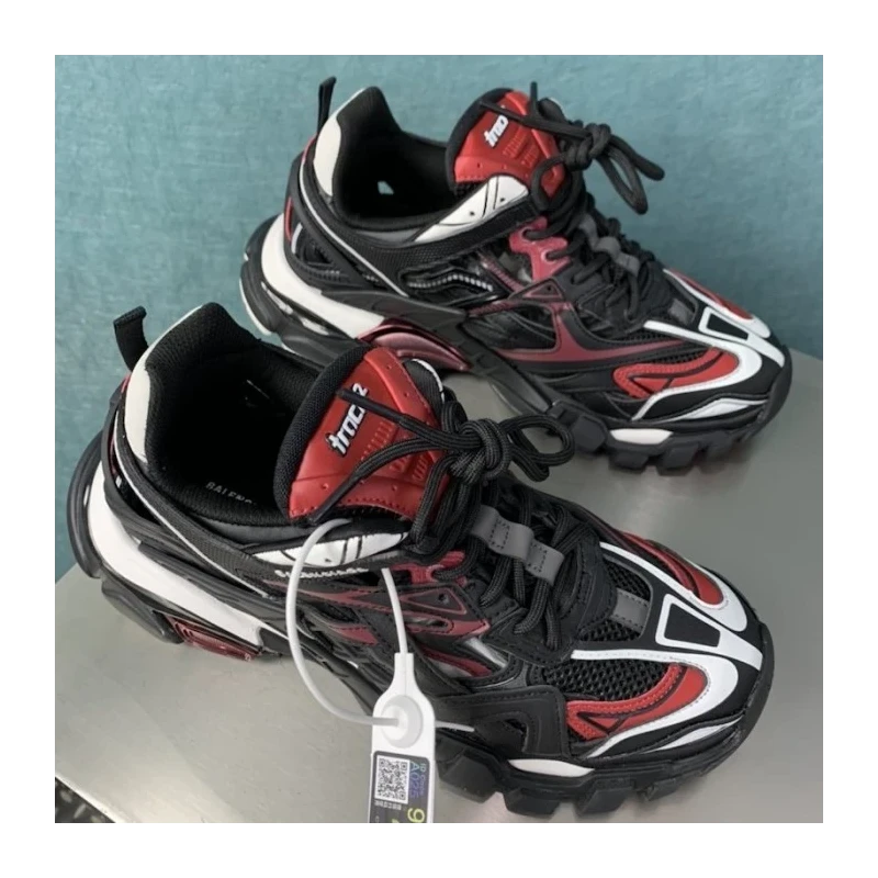 Balenciaga Track 2 Sneakers Black/Red cheap wholesale Balenciaga Shoes