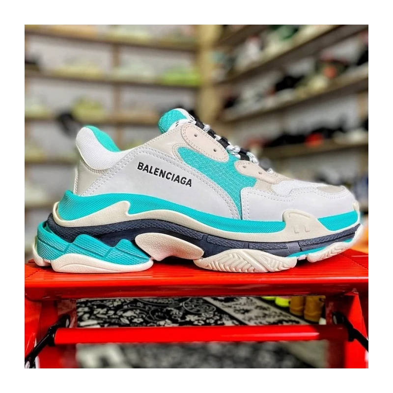 Balenciaga Triple S Sneaker Light Blue cheap wholesale Balenciaga Shoes