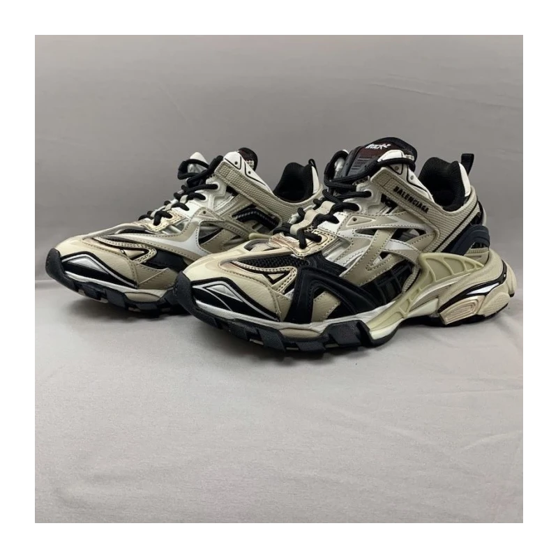 Balenciaga Track 2 Sneakers Black/Ivory cheap wholesale Balenciaga Shoes