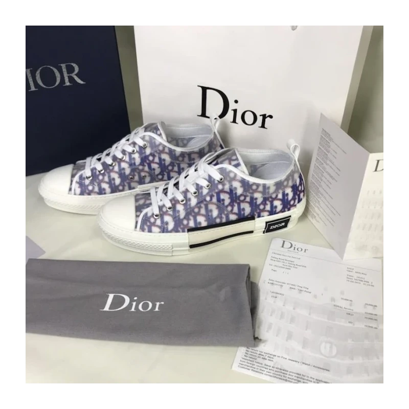 Dior B23 Low Logo Oblique Blue &amp; Red cheap wholesale Dior Shoes