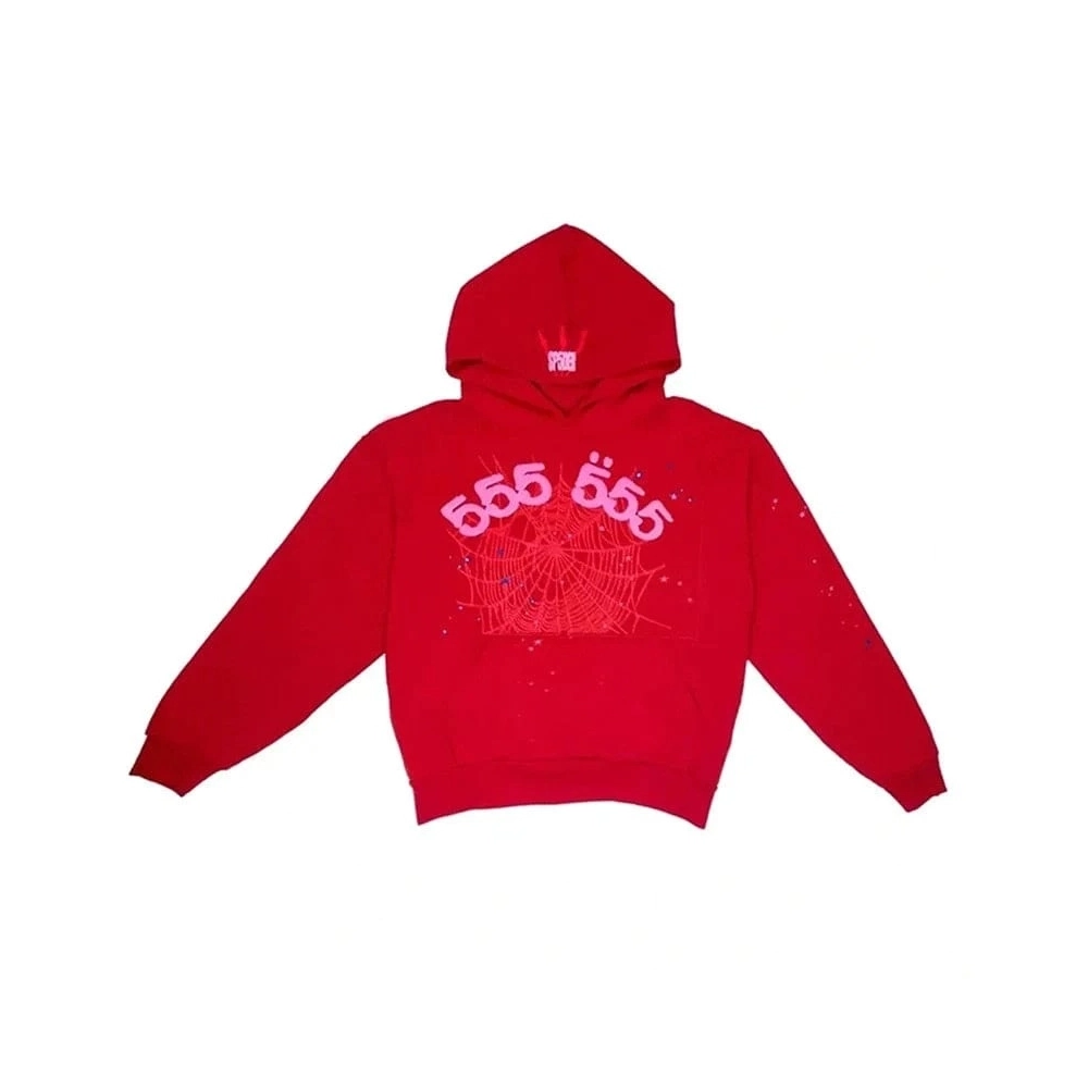 Red Spider Hoodie 555 555,Sp5der Hoodie,HOODIE,APPAREL