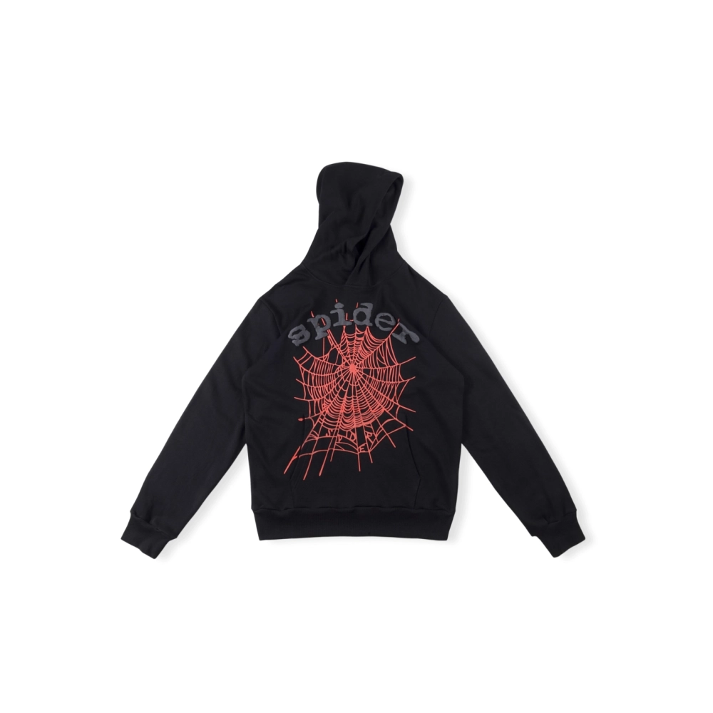 Sp5der Thug Spider Black Hoodie,Sp5der Hoodie,HOODIE,APPAREL