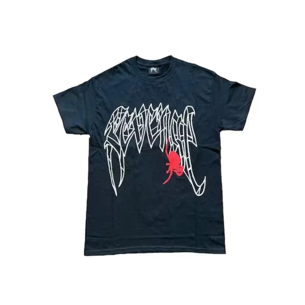 Revenge Spider T-Shirt Black/Red,Sp5der T-shirt,T-SHIRT,APPAREL