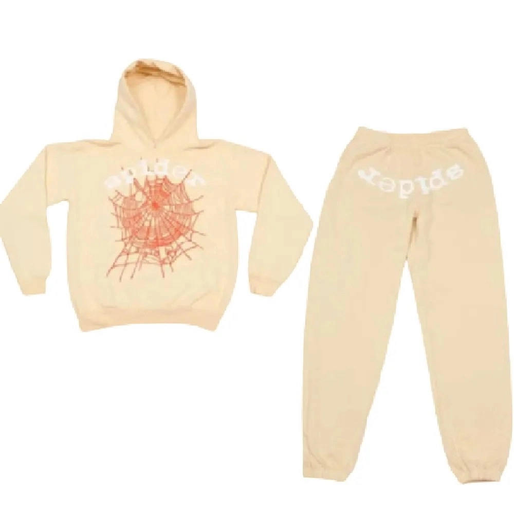 22ss Beige Spider Worldwide Tracksuit,Sp5der Tracksuit,SUIT,APPAREL