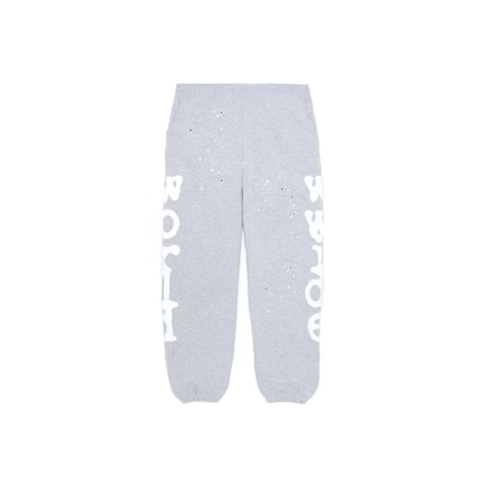 Sp5der Beluga Sweatpants Heather Grey,Sp5der Sweatpants,CASUAL PANTS,APPAREL