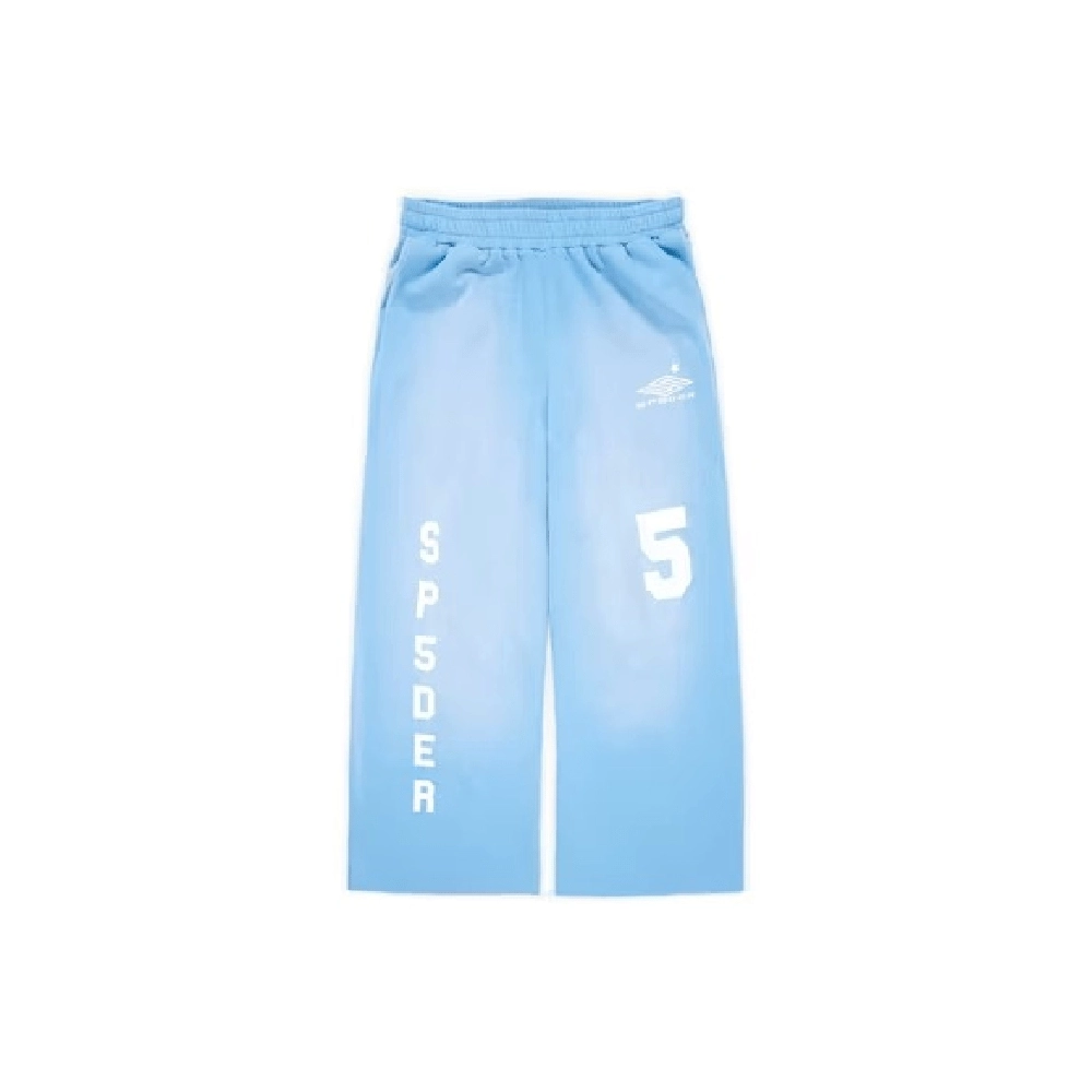 Sp5der Jumbo Sweatpant Vintage Blue,Sp5der Sweatpants,CASUAL PANTS,APPAREL