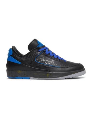 OffWhite x Air Jordan 2 Retro Low SP Black Varsity Royal,Air Jordan 2,AIR JORDAN